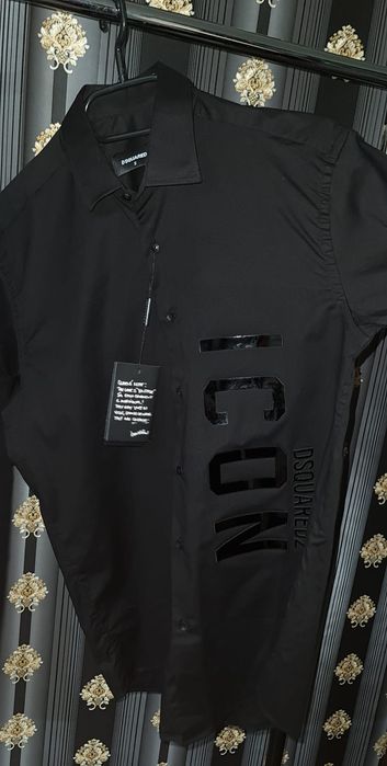 Cămașă alb x negru icon dsquared