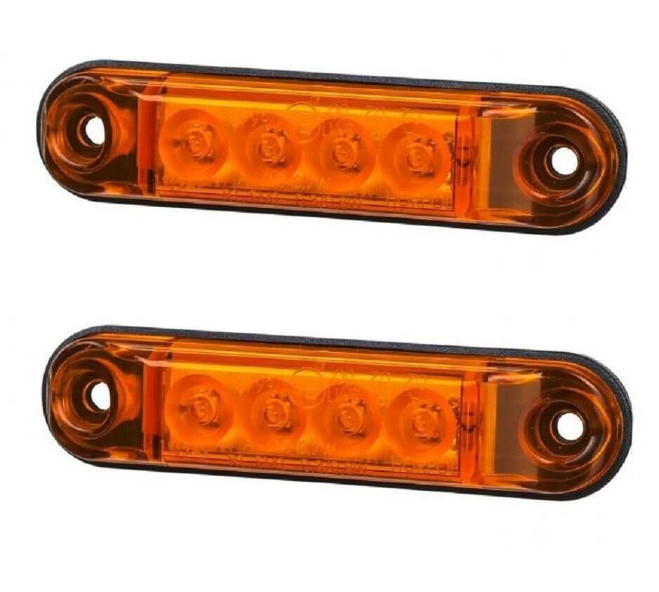 1бр. мини LED ЛЕД габарити с 4 диода 12-24V 3 цвята , Полша