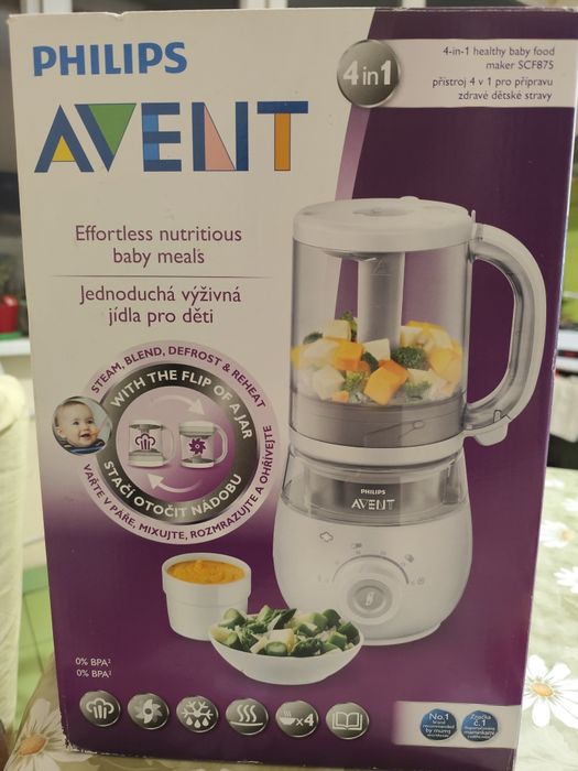 Филипс Адвент 4в1 Уред за приготвяне на здравословна  храна за бебе и