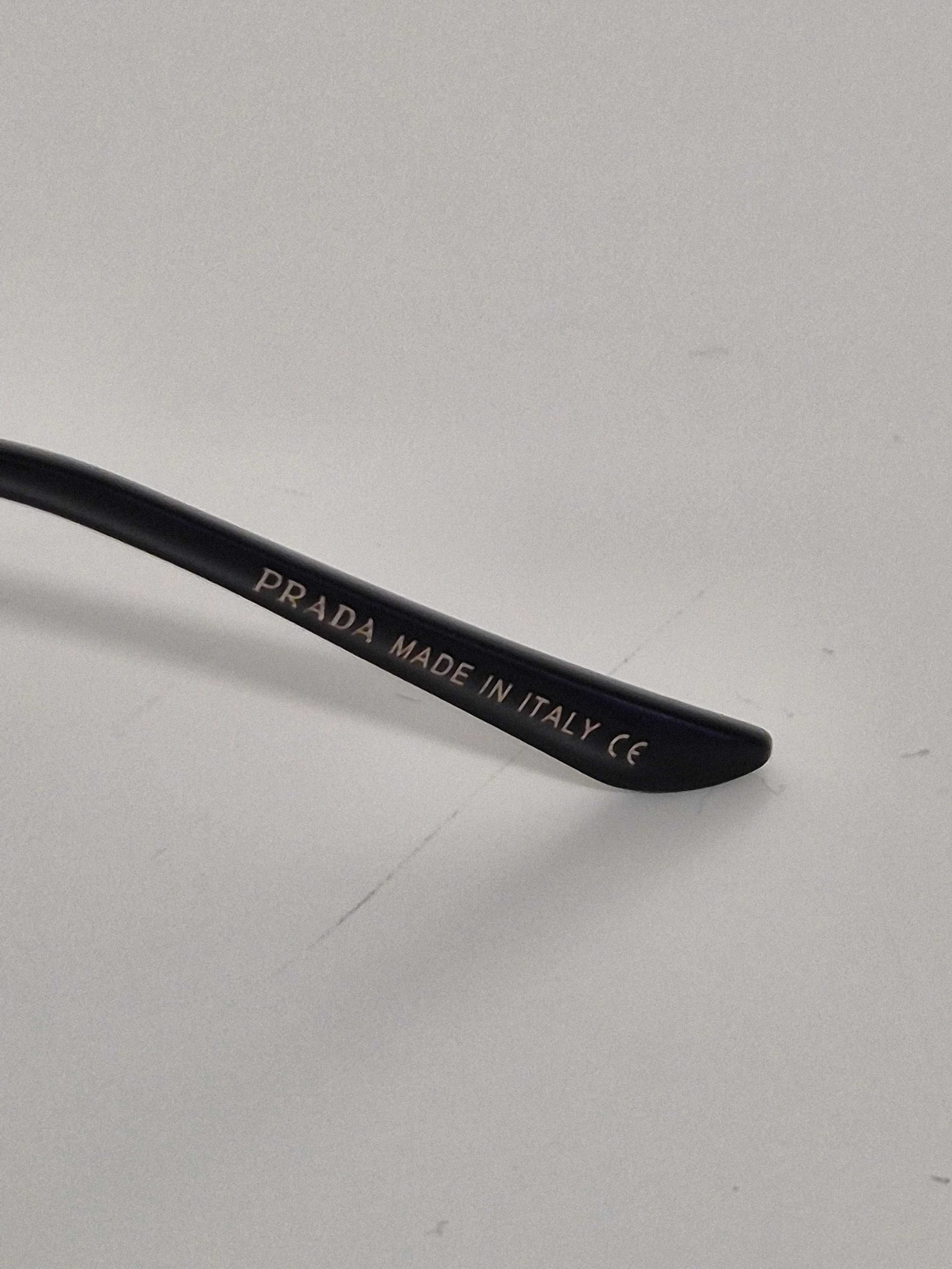 Ochelari de soare Prada Alb/Negru