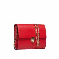 Clutch / geanta din piele Saffiano rosie