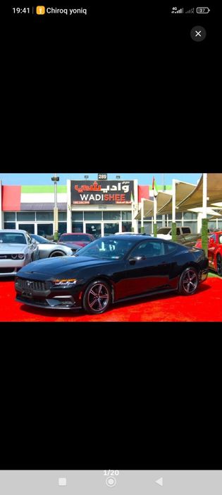 Ford Mustang EcoBoost 2024 2.3L 315ot kuchli 40000km yurgan