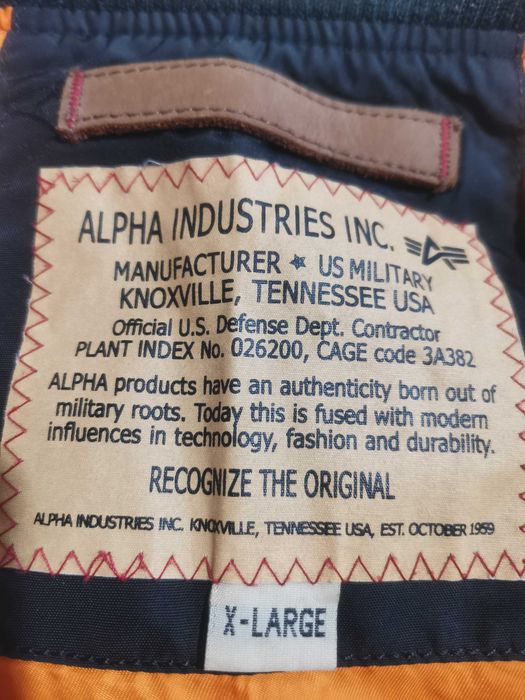 Alpha Industries Bomber Jacket.