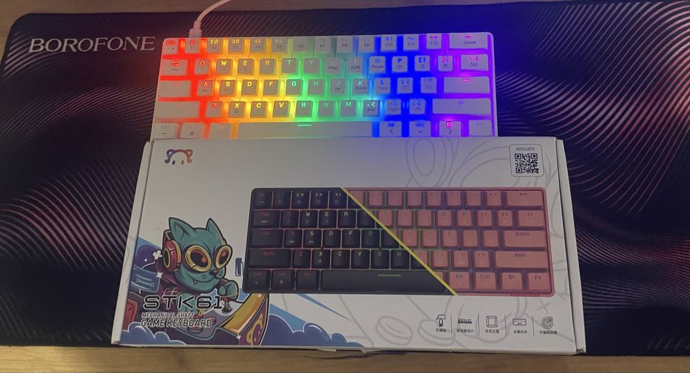 Механический Клавиатура + Коврик 800x300