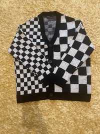 Cardigan Bershka checkered