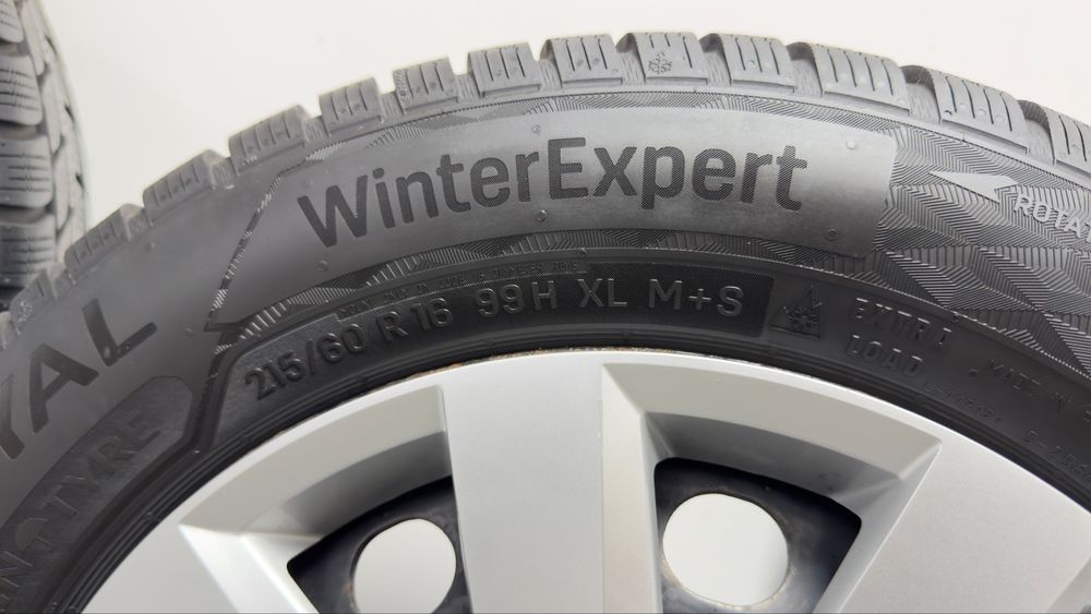 Jante VW Skoda 5x112 + anvelope iarna 215/60/16 M+S XL