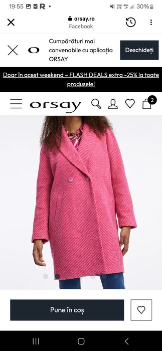 Palton Orsay,absolut superb !