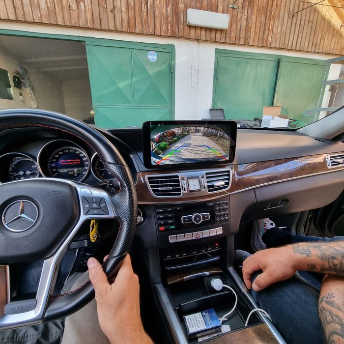Navigatie android Mercedes E Class W212 Carplay Waze YouTube