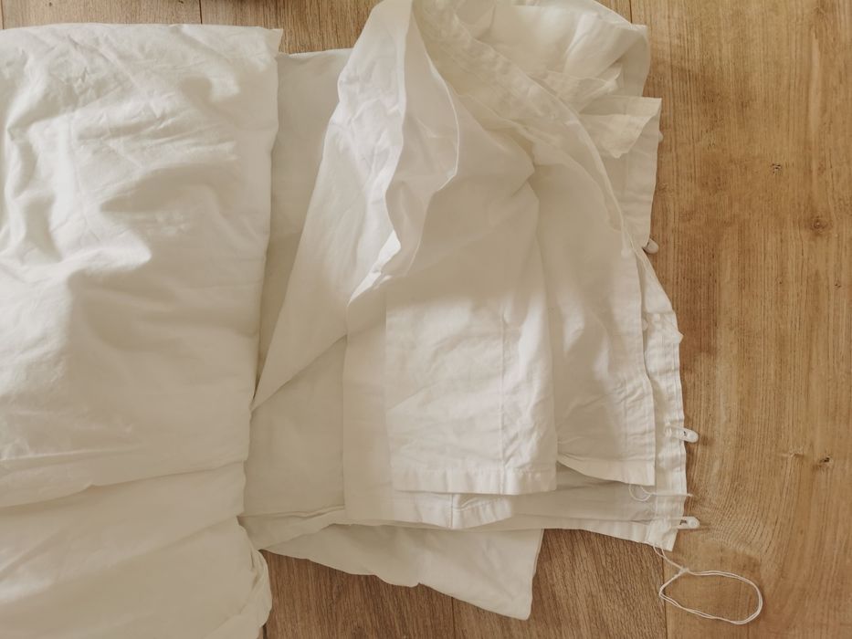 Draperie alba bumbac, 280/245cm.