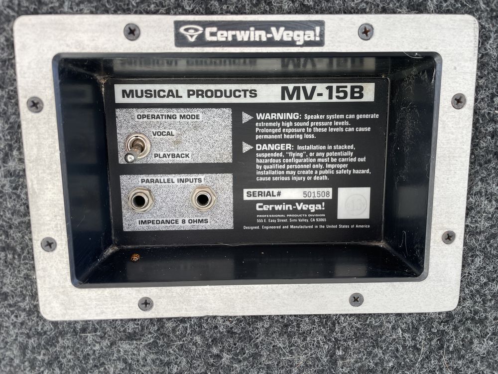 Cerwin Vega MV-15B