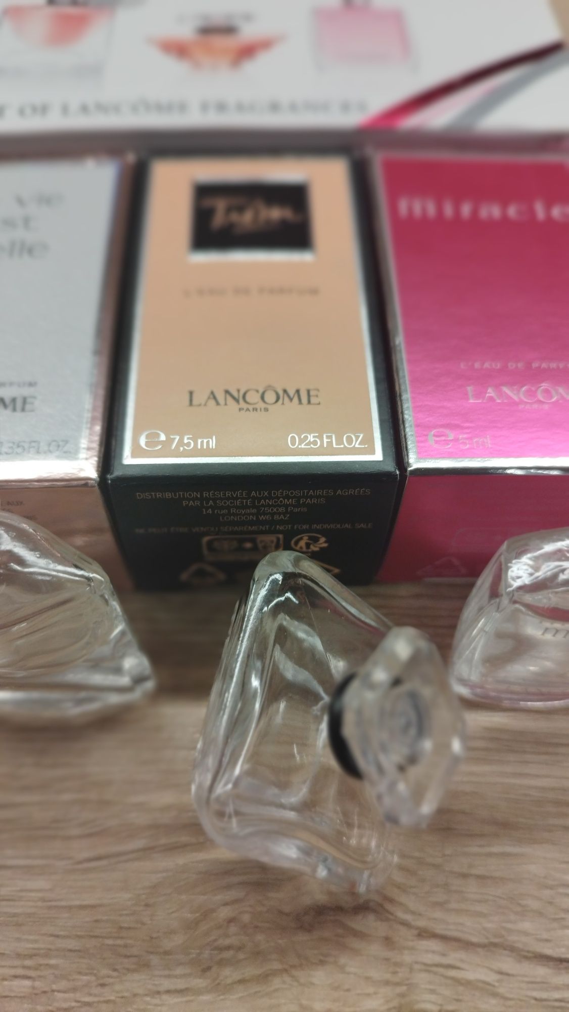 Оригинални шишенца на серията   Lancome