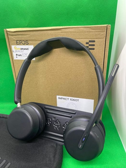 Casti cu microfon Epos Impact 1060T, Bluetooth, Black -A-