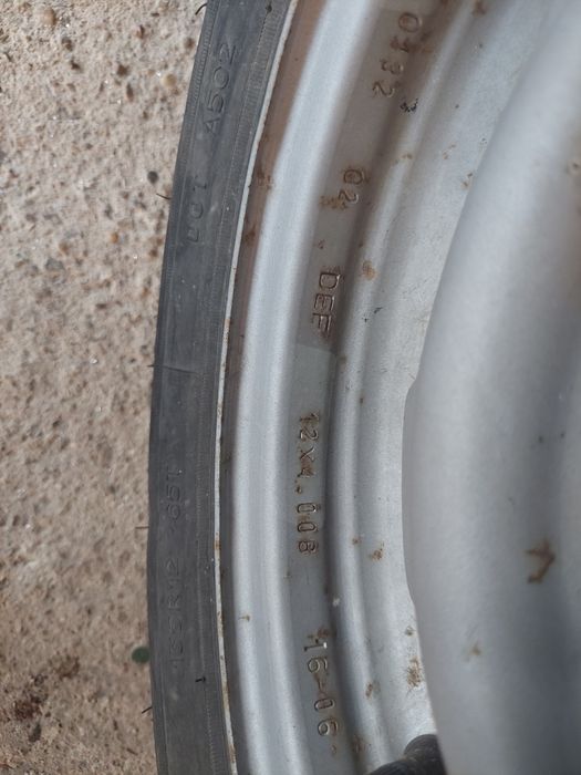 Джанти с гуми 12 цола