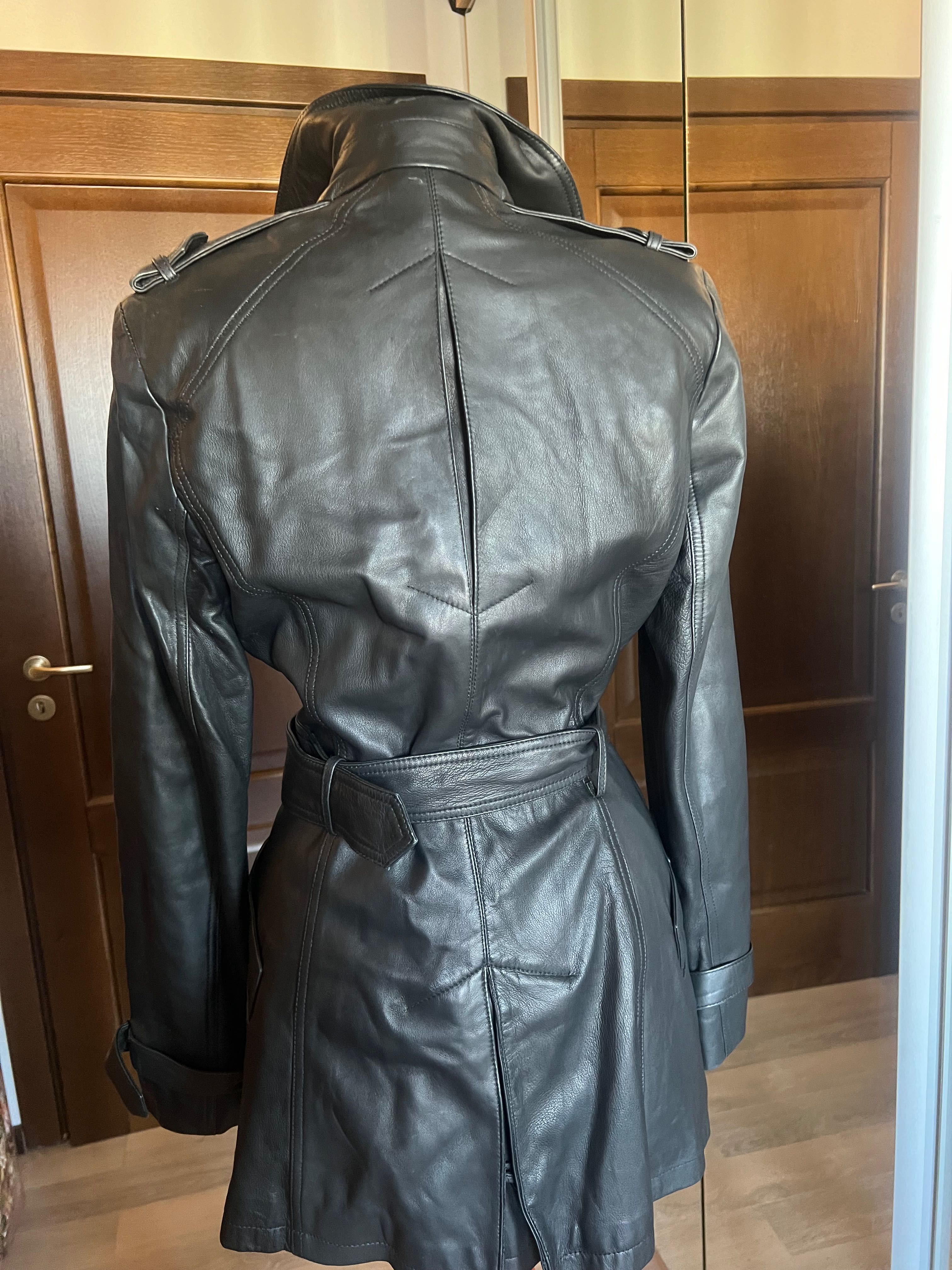 Haiina/ trench ZARA piele naturala fina( manusa) M
