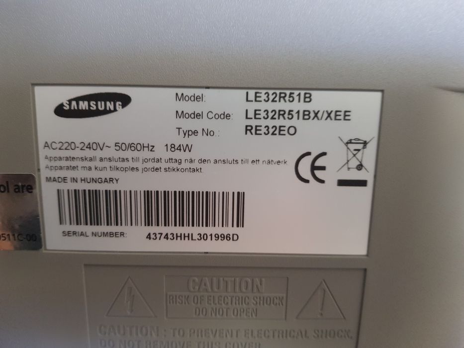Vand tv Samsung diagonala 81 cm