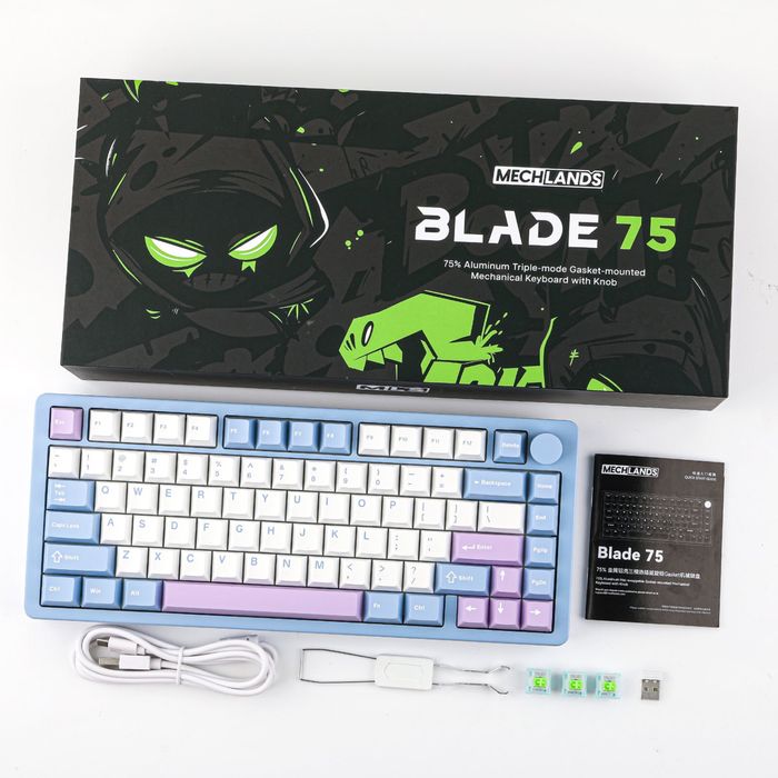 Механическая алюминиевая игровая клавиатура Mechlands Blade 75