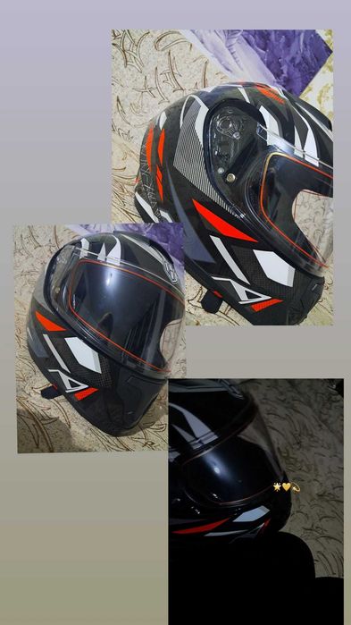 Casca moto nouă, neutilizată