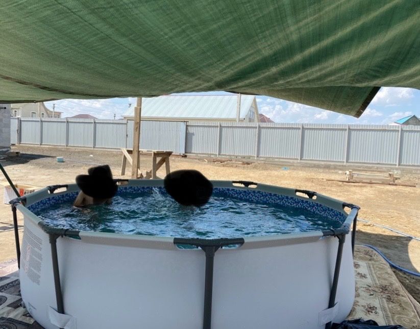 Большой бассейн каркасный