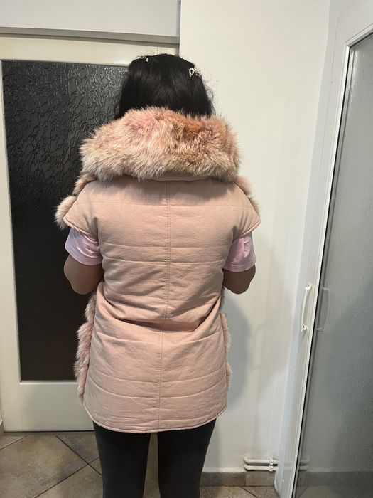 Oferta Vesta blana naturala de vulpe