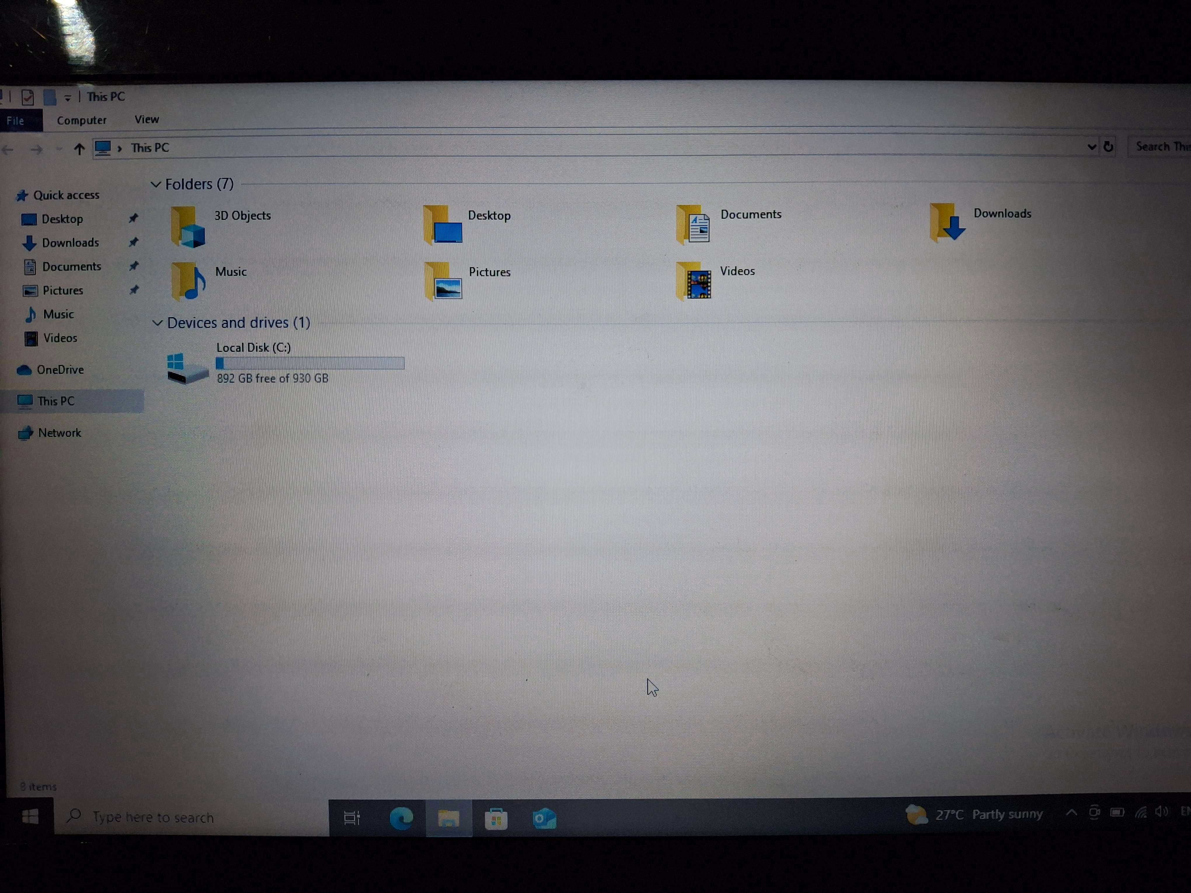 Лаптоп Lenovo G500 (1 терабайт, нов Windows 10, оригинално зарядно)