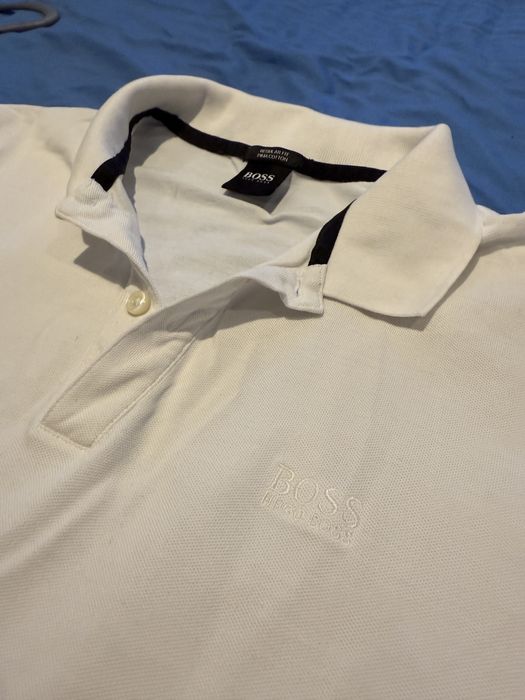 Tricou Polo Alb - Hugo Boss -