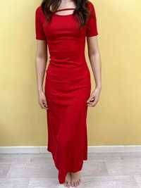 Красный платье лапша