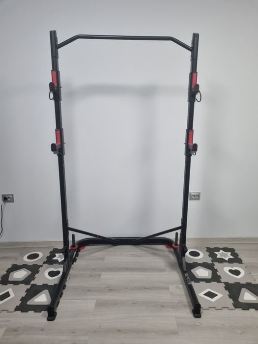 Фитнес стойка за клекове, набиранки и лежанка