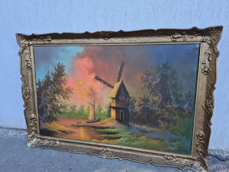 Vând rama tablou ideala pentru decor clasic pentru salon oglinda frize