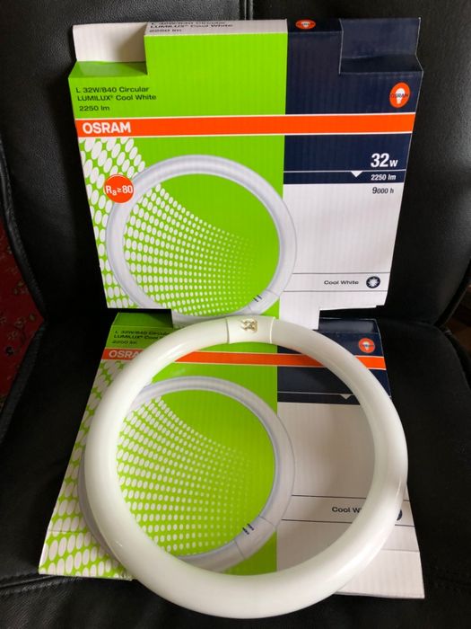 Лампа люминесцентная 32w "Osram "запаска диам 30см.Новая .