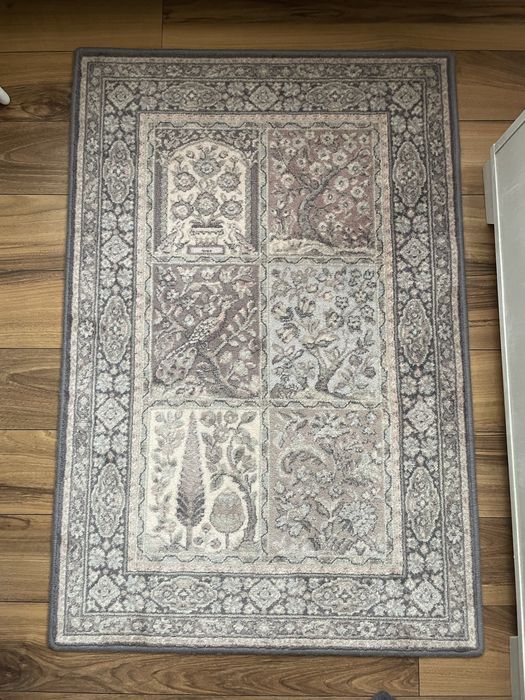 Vand covor patchwork din lana
