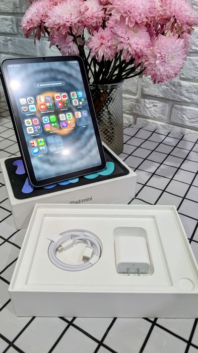 iPad mini 7 + чехол Pitaka (WiFi, 128 Gb)