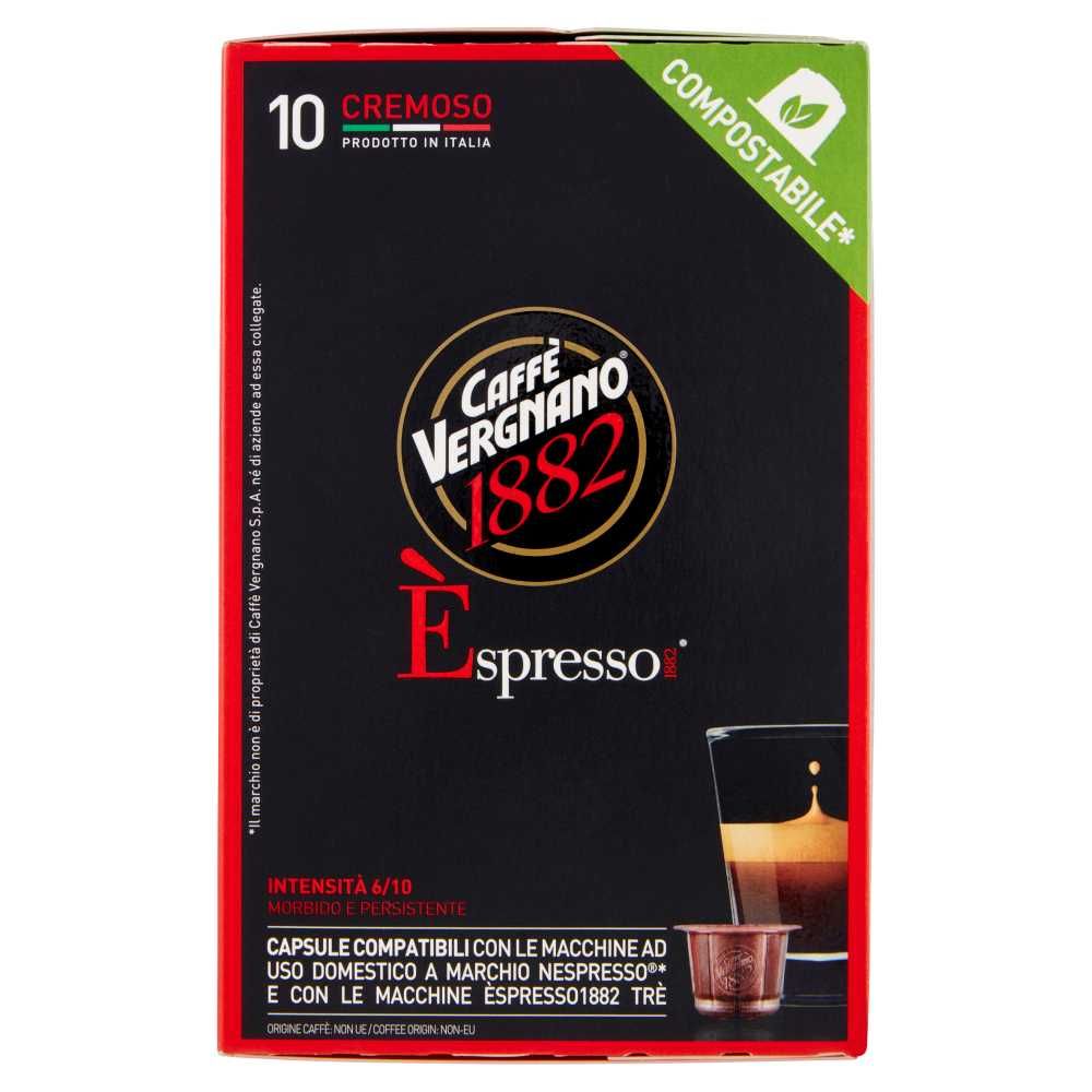 кафе VERGNANO nespresso CREMOSSO 10бр капсули внос Италия