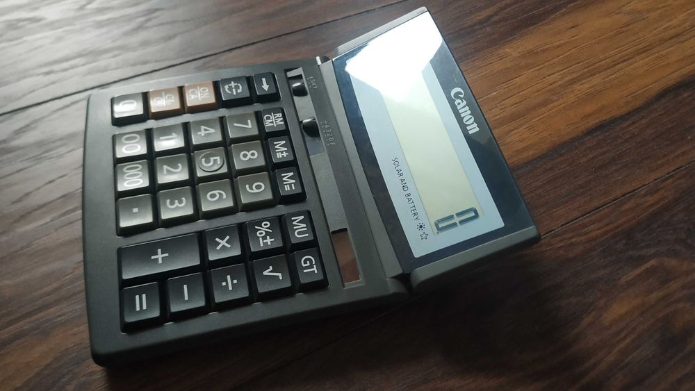 Canon Соларен калкулатор WS-1610H, 16-разряден, черен