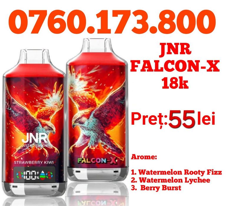 Vape-uri JNR FALCON-X 18K fumuri, originale,sigilate