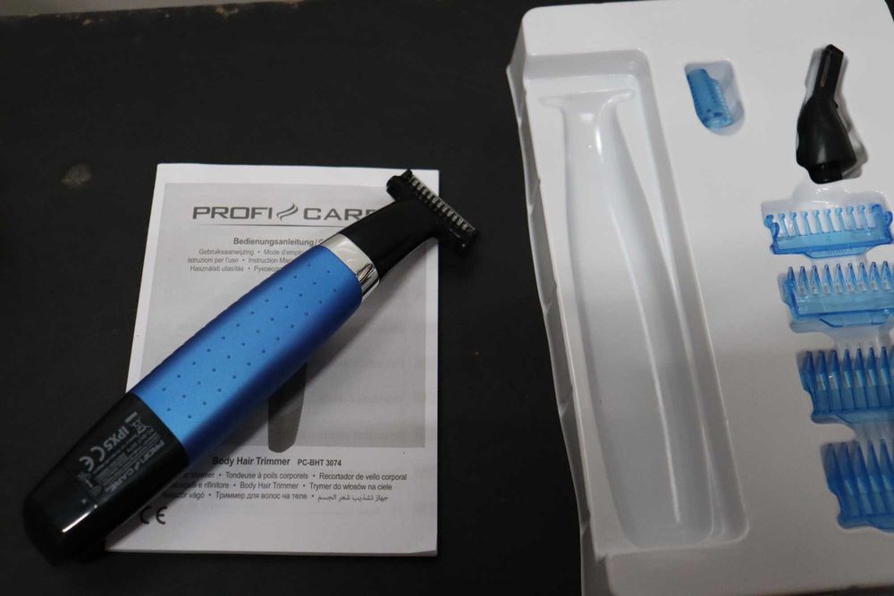 Електрическа самобръсначка тример ProfiCare, PC-BHT 3074, Мокро и сухо