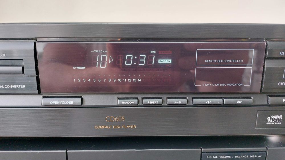 Philips CD 605 muzica la player vintage sunet TOP