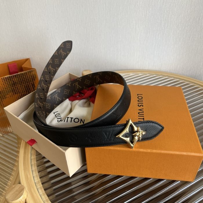 LV дамски двулицев колан от естествена телешка кожа New Season