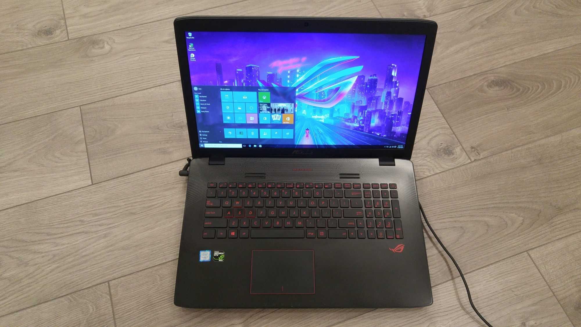 Laptop Asus Rog Strix 17", intel core- i7-, grafica, editare, gaming
