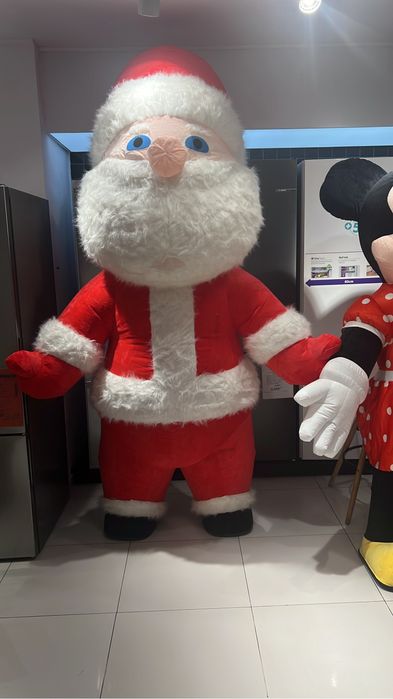 Mascota Mos Craciun Gonflabil ,2.6, cu baterie si incarcator