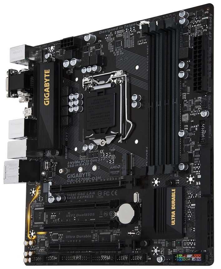 Дъно Дънна платка Gigabyte GA-Z270M-D3H 1151 DDR4 OVERCLOCK