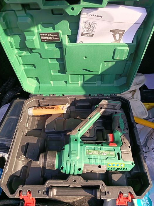 Чисто нов перфоратор парксайд цена със батерия 100 лв