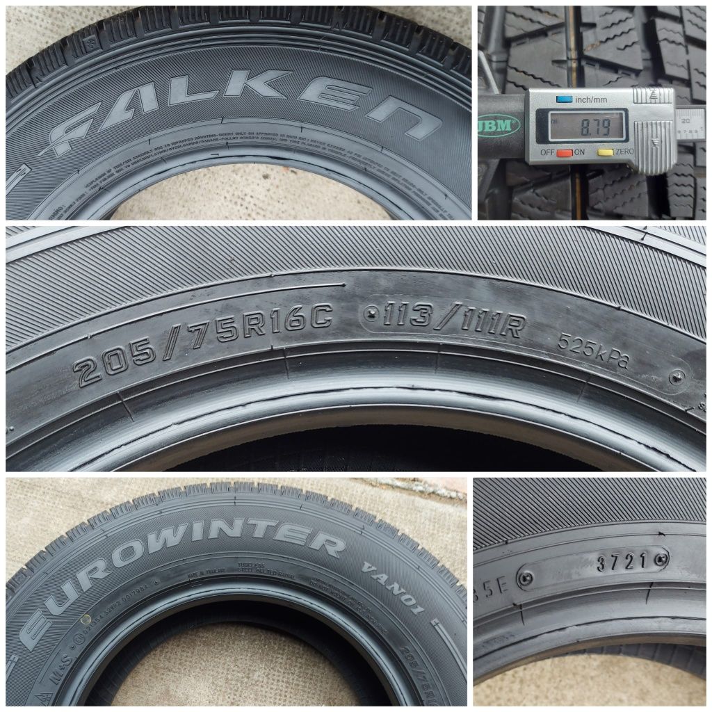 O bucată 205/75 R16C M+S iarnă - una Bridgestone Semperit Falken Nexen