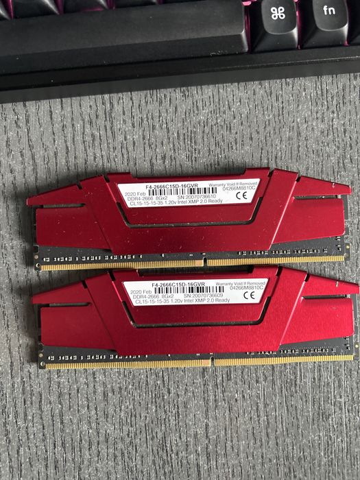 Kit Ram 16Gb DDR4 Cl 15 2666Mhz GSkill Ripjaws V