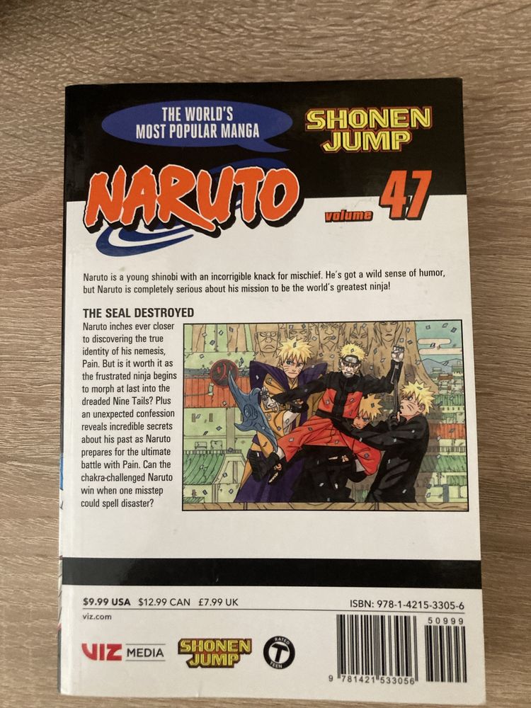 Manga Naruto volumul 47