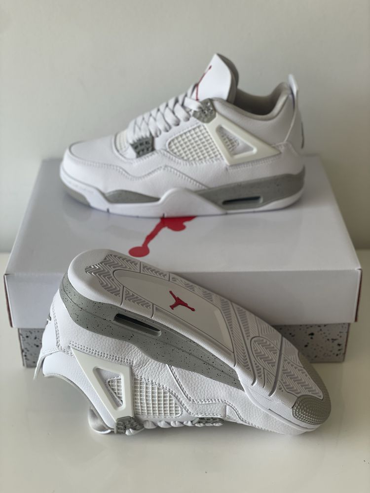 Jordan 4 Retro Oreo White GS Grey 1 High Air Max More Uptempo