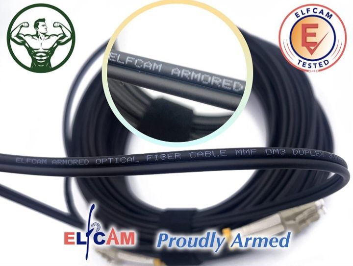 Cablu fibra optica LC/UPC to LC/UPC ramfors metalic 200m