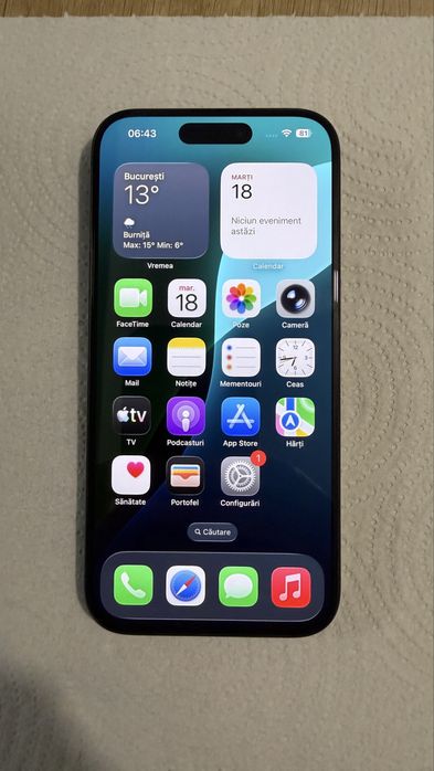 Apple Iphone 15 Pro 128Gb Black Tiranium