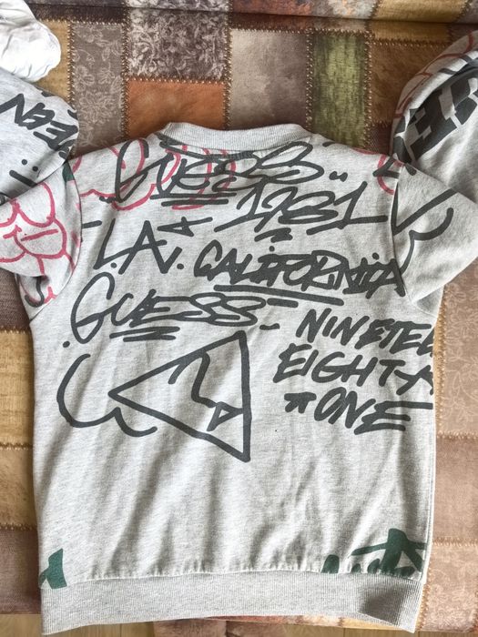 Детска блуза с дълъг ръкав Guess