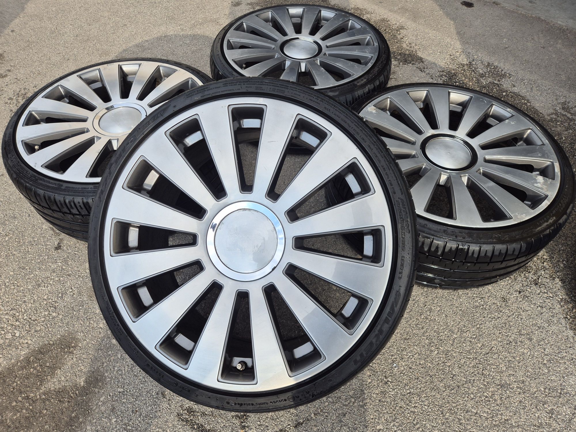 5х112/19 5х100/19 с гуми Ауди Фолксваген Сеат Шкода 5x112 5x100 19