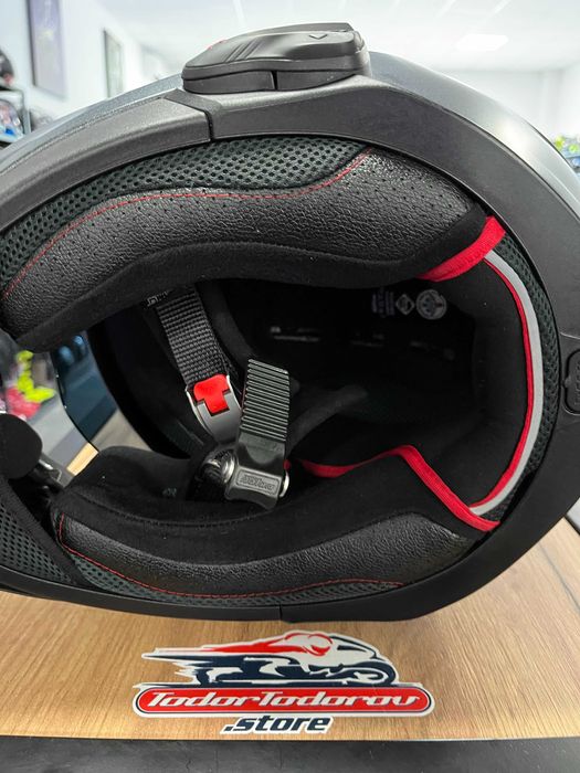 Мото каска за мотор NOLAN N87 Graphite,XL 61-62,разговорно у-во,очила